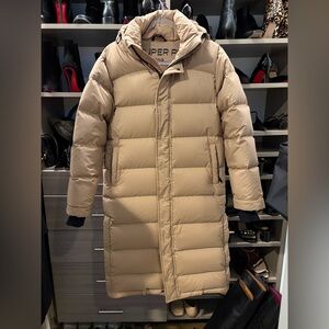 Aritzia Women's Tan Puffer Coat